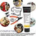 1x W11086780 Worm Gear & 1x 9709511 Gasket Kit Compatible With Whirlpo-ol/Kitchen Aid 5QT & 6QT Stand Mixer with Worm Gear Replace WP9706529, EA774065, 1094120 Models (1x Food Grade Grease)