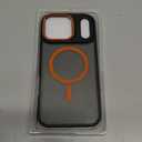 Magnetic 3 in 1 for iPhone 17 Pro Max Case, [Omni-Directional Protection] with 1x Screen Protector + 1x Camera Cover, [Seamless Work with Magsafe] Protective Case for iPhone 17 Pro Max Cosmic Orange