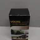 Small Portable Space Heater for Indoor Use - VOCRS 1500W PTC Electric Heater with Thermostat, Remote Control, 12H Timer, Eco and Fan Mode, Rapid and Safe Heating for Bedroom, Office