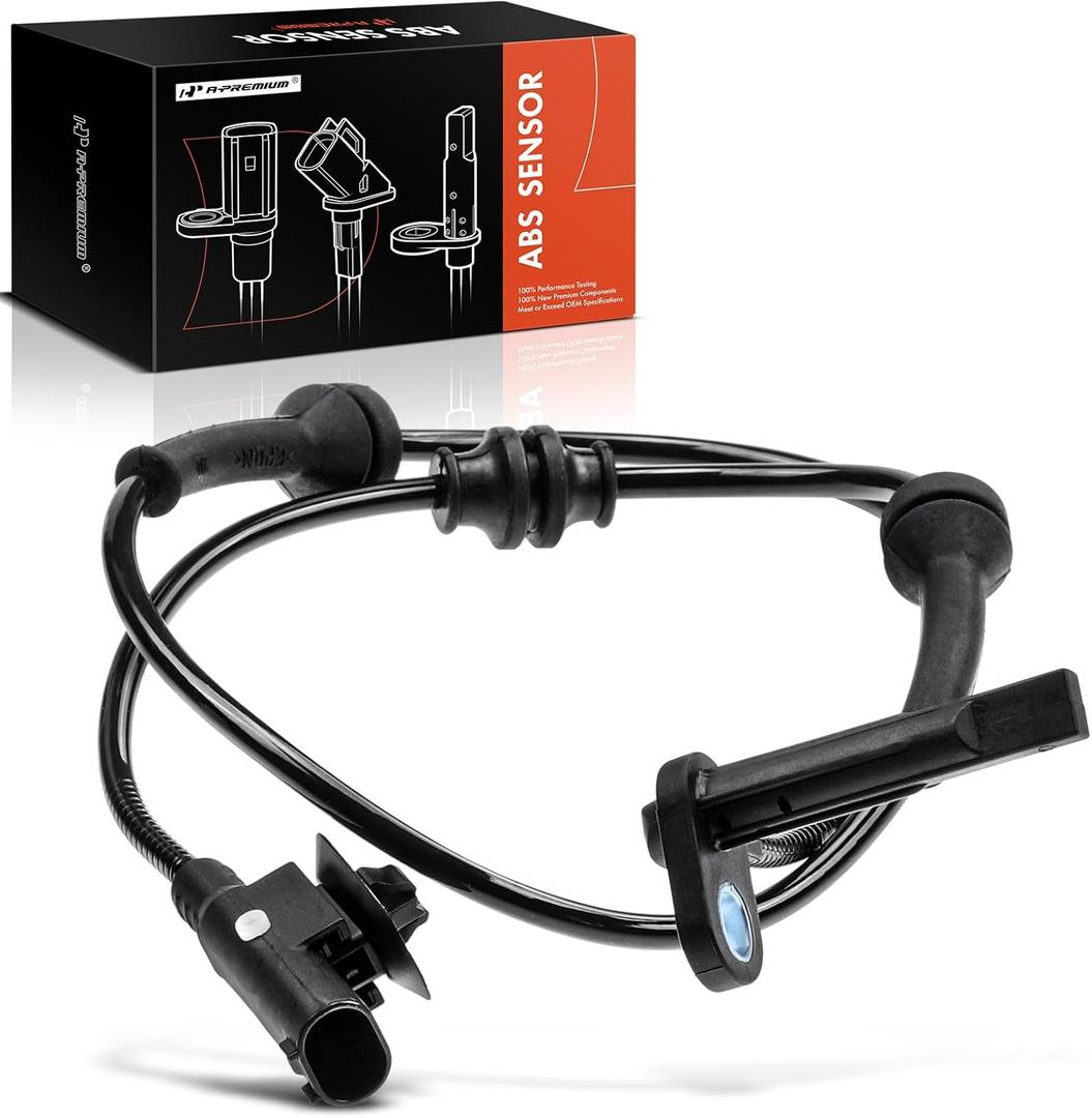 A-Premium Front Left or Right ABS Wheel Speed Sensor - Compatible with Dodge Models - Dart 2013 2014 2015 2016, 1.4L 2.0L 2.4L - Front Driver or Passenger Side, Replaces 568082092AB