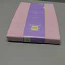 Laolitou Light Pink Embroidered Grid Tablecloth,Wrinkle Resistant,60"x120"