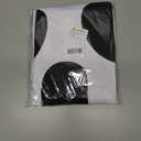 Ghost Costume White Poncho Cloak Boo Cape for Halloween Spooky Party Decoration (White)