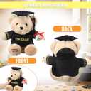 Hungdao 8th Grade Graduation Gifts Middle School Graduation Teddy Bear Grad Cap and Gown Teddy Bear Class of 2026 Plush Stuffed Toys for Middle School 8th Grade Student Friend Gifts
