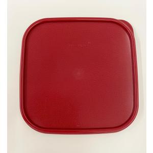 Tupperware Modular Mates Square Replacement Lids Seal Lid 1623 Red 7" x 7"