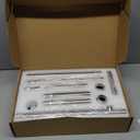 Dual Shower Head with Handheld for Couples, Double Shower Heads for Two People Rod, Two Showerhead System Fit 2 Person, Gifts for Women Men, SPA-Like (Chrome, Segmented Design)