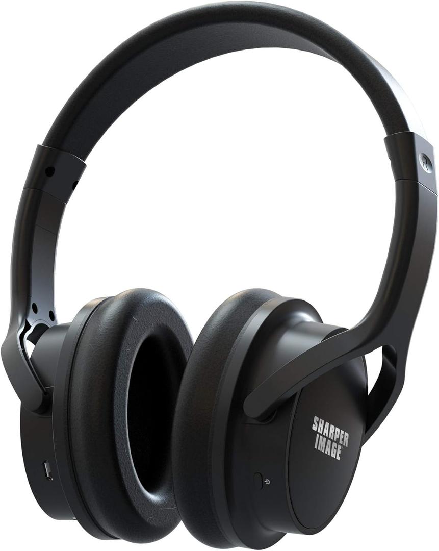 Allstar Innovations Own Zone by Sharper Image Over Ear TV Headphones, Wireless & Rechargeable, Compatible with TV, AUX, RCA, and Optimal Connections Transmits up to 100ft Range