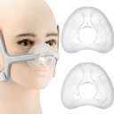 Replacement AirFit N20 Nasal Cushion (2 Packs) - Reliable Seal, Softer Wear and Durable Supplies for Air-Fit N20 - Enhance Sleep Quality with Snug Fit on Original Frame (Medium)