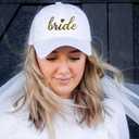 LADY&HOME Bachelor/Bachelorette Party Baseball Hats Set, Embroidered Adjustable Cotton Truck Caps