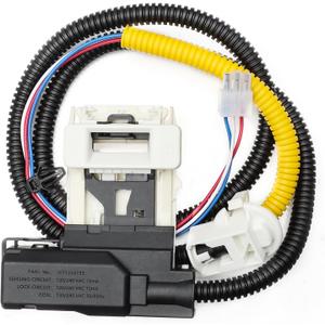 W11307244 Washer Lid Lock (3 Wire) Washer Door Lock Compatible with Whirlpool Maytag Amana Kenmore Replace W11253733, W10838613, W10838613VP, etc