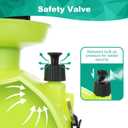 MaxWorks 51022 Pump-Action Garden Sprayer 5L/1.32 Gal with Adjustable Nozzle for Mist & Stream, Anti-Kink Hose, and Ergonomic Pump Handle for Plants, Pest Control, and Lawn Care