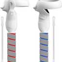 ZYBER Handle Attachments for Oculus Quest 2 Controller Accessories, VR Gorilla Tag Long Arms Grips for Meta Quest 2 Beat Saber Golf Club Baseball, Enhance VR Game Experience White