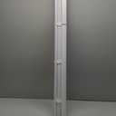 Cordless Light Filtering Mini Blind - 46 Inch Width, 72 Inch Length, 1" Slat Size - Pearl White - Cordless GII Morningstar Horizontal Windows Blinds for Interior by Achim Home Decor