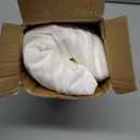 White Striped Couch Pillow Cases: 2 Pack 18x18 Inch Original Velvet Square Throw Pillow Covers for Farmhouse Home Decor