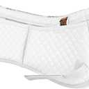 ECP Equine Comfort Products Adjustable Shock Absorbing Memory Foam Half Saddle Pad, Injury Prevention & Pressure Relief, Customizable Fit, Breathable for All Riding Styles