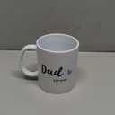 MAUAG Dad Est 2026 Coffee Mug, Father's Day New Dad Gifts for Men Him, First Time Dads Cup, White 11 Oz