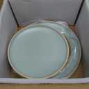 Melamine Dinnerware Sets, Plates and Bowls Sets 12 Pcs, Melamine Plates, Dish Set for 4, Unbreakable Dinnerware Set for Party, BPA Free, Suitable Indoors and Outdoors (Mint Green)