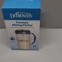 Dr. Brown's Baby Formula Mixing Pitcher with Adjustable Stopper, Locking Lid & No Drip Spout, Black, BPA Free, 36oz, 1 Pack