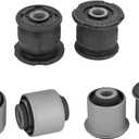 6PCS Rear Lower Control Arm Knuckle Bushing Kit Compatible with 2001-2005 Honda Civic, 2002-2006 CRV, 2003-2006 Element Replacement for 52365S5A802 52365S5A024 52365S5A801 52395-S5A-004