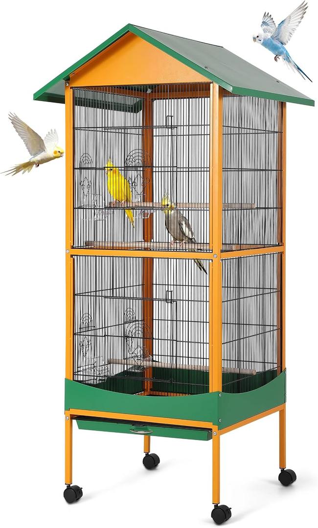 Garvee Bird Cage, 66''H Extra Large Bird Cage,Easy to Clean