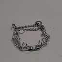 Prong Collar for Dogs, Dog Training Collar, Adjustable Size Dog Pinch No Pull Collar with Quick Release Buckle for Small Medium Large Dogs(Packed with Two Extra Links) (M/L(18-23" Neck, 3.00mm))
