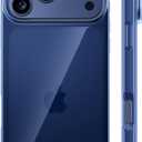 TORRAS for iPhone 17 Pro Max Case Crystal Blue, [Anti-Yellowing][Military-Grade Protection], Ultra Slim Anti-Scratch Back, Soft Bumper, Non-Slip Protective Phone Cover, Blue 6.9"
