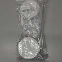 2 x CHEETAH 40 oz Replacement Lid for Stanley Cup,Compatible with Stanley Quencher H2.0 FlowState Tumbler,with Easy Carry Soft Silicone Handle and Straws,Insulated Plastic Spill Leak Proof Lid (Frost)