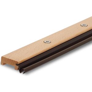 3' Adjustable Sill Cap for Therma-Tru Door,Sill Cap Threshold Replacement,Durable, Rot-Resistant, Wood-Grained Texture (Light Wood Composite),SCA4HU30SCA3MU30 (White)