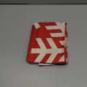 Throw Pillow Cover Merry Christmas Beautiful Snowflakes Red Linen Home Decor Square Cushion Pillowcase 26x26 in (7)