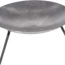 Fiesta Brands 22" Carbon Steel Discada with Removable Legs, High Heat Cooking Skillet, Disc BBQ, Cowboy Wok (23 inches) (9.3" x 9.3" x 1.2")