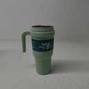 REDUCE 40 oz Stainless Steel Tumbler with Handle - Dual-Wall Vacuum Insulated Travel Mug, Sweat-Proof Lid & Reusable Straw - Keeps Drinks Cold for 24 Hrs, Fits Cupholders, Dishwasher Safe - Matcha