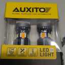 AUXITO Latest CANBUS 3157 Switchback LED Bulbs 3057 3457 4157 Dual Color Amber/White Anti Hyper Flash Built-in Resistor Error Free Turn Signal Lights and DRL/Parking Lights, Pack of 2