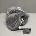 LivingSURETM Full Back Heating Wrap, Back and Neck Support - Coral Fleece Exterior, Measures 36" Long x 24" Wide