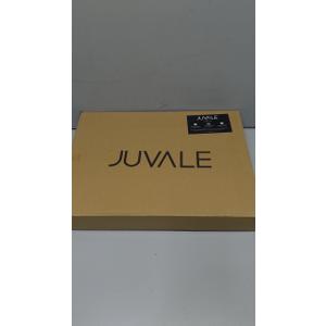 Juvale Bamboo Silverware Organizer for Drawer, Kitchen, 6 Slot Utensil Tray (Black, 17 x 11.75 x 1.75 In)