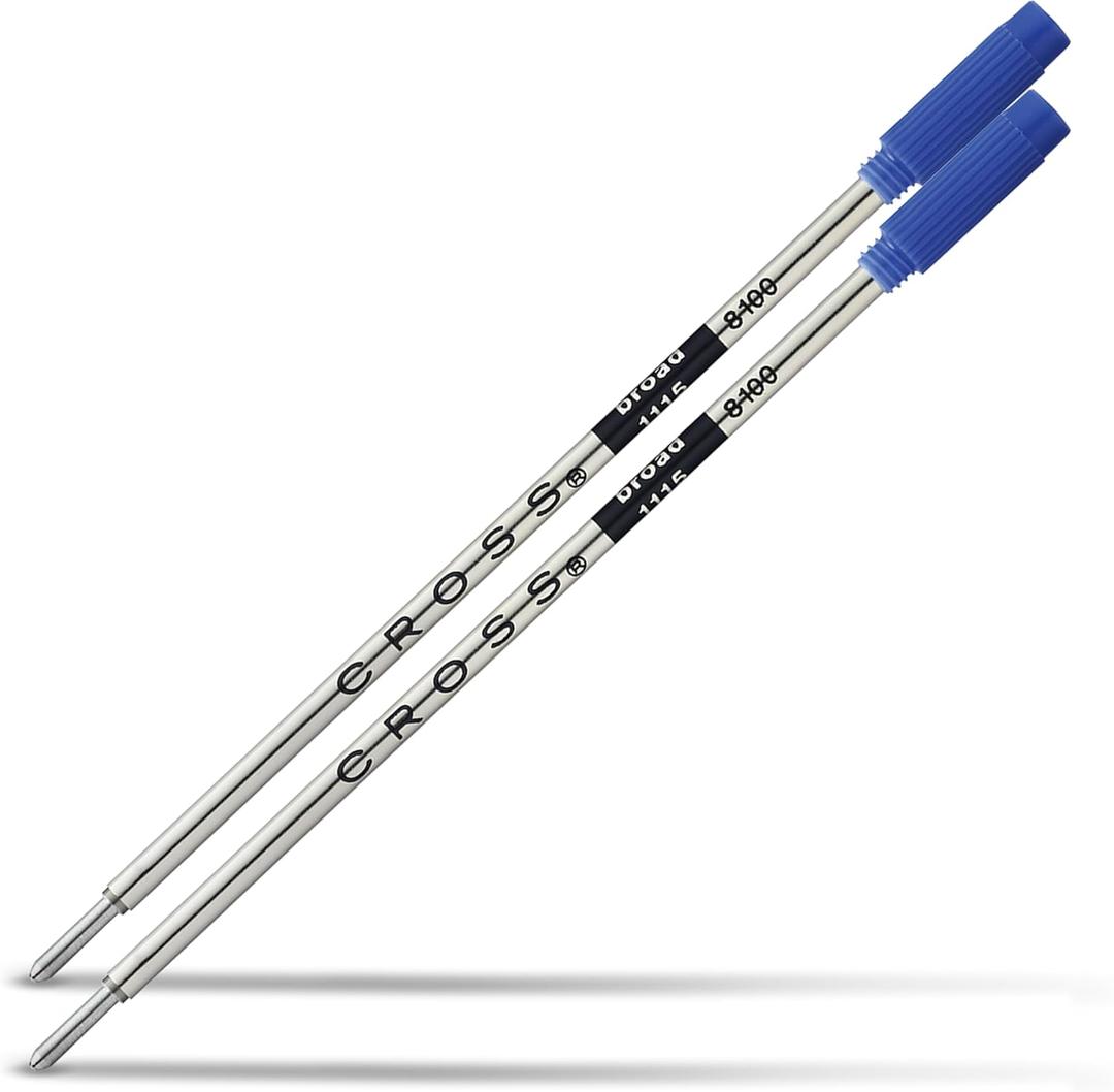 Cross Ballpoint Pen Refill - Blue - Broad - Dual Pack