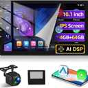 [4+64G] for Mazda CX9 2006-2016 Upgrade Stereo - 10.1 inch IPS Toushscreen Android 13 Radio - Wireless Carplay and Android Auto, Custom Homepage, AI DSP, WiFi, GPS, SWC + AHD Backup Camera + Canbus