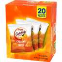 Goldfish Cheddar Cheese Crackers, Baked Snack Crackers, 1 oz On-the-Go Snack Packs, 20 Count Box (EXP 06/14/26)