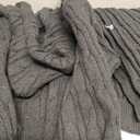 Nimsruc Knit Two Piece Outfits For Women Sweater Sets (Large, Black)