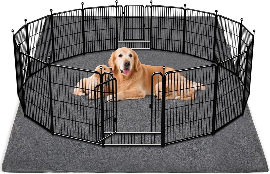 1 Pack Extra Large Washable Pee Pads for Dogs 72"x72" Reusable Dog Mat for Floor Non-Slip Waterproof Pee Pads for Dogs Fast Absorbent Pet Whelping Pads Puppy Playpen Mat for Incontinence, Housebreak