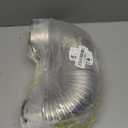 4 Inch 90 Degree Galvanized Dryer Elbow Vent Tube Connector Dryer Vent Elbow Connector Dryer for 4" HVAC Duct Ducting Pipe Hose Ductwork (2 Pcs)