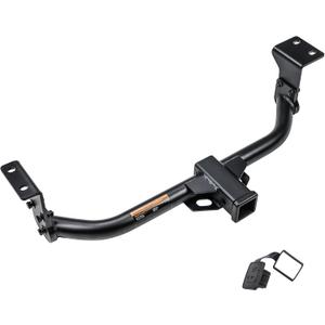 DBXB-RV Class 1 Trailer Hitch Standard 2-Inch Receiver Compatible with 2010-2017 Toyota Prius, Sedan, Plug-in, V. Multi-Fit Hitch to Receive Ball Mount, Cargo Carrier, Bike Rack. 11276