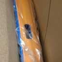 Sled, Snow Sled for Kids and Adults, Racer Downhill Sprinter Snow Sled for 1-2 Riders with 2 Handles, 35" Utility Pull Sled for Skiing, Ice Fishing, Deer Hunting, Firewood, Work Cargo, Gift (Light Blue+Orange), 2 Pieces