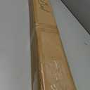 Bonerwhite 1 Pcs 3.5x3.5x48 in Solid Oak Stair Newel Post with A Single Groove Notched Wood Balusters for Staircase Handrails Interior Wood Newel Post Interior Railing for Stair Handrails Railing Kit