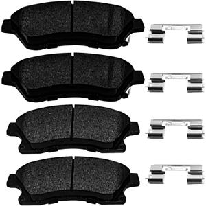Front Brake Pads Set Compatible with Chevy Cruze Limited Sonic, Chevy Cruze 1.4L 1.8L Automotive Replacement Brake Pads Semi-Metallic D1522