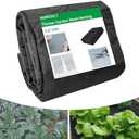 9.8*39Ft Thicker Garden Mesh Netting，Ultra-Fine Plant Cover with PPT Material，Heavy-Duty Design for Robust Outdoor Use，Suitable for Your Garden and Greenhouse，30% Shading Rate, Black