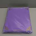 Fainne 80 Pieces Certificate Holders Diploma Holders Document Holder Certificate Covers Certificate Folders with Gold Foil Border for Letter Size 8.5 x 11 Inches Diploma Documents Awards (Purple)