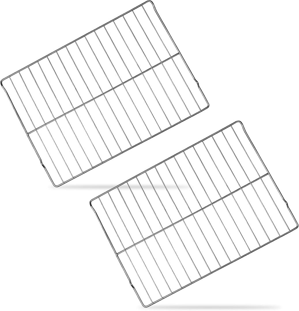 Range Oven Rack WB48T10063, 304 Stainless Steel Replacement Part,Compatible With General Electric,GE,Hotpoint Oven AP4538468,PS2577619,24" x 17",2 Packs