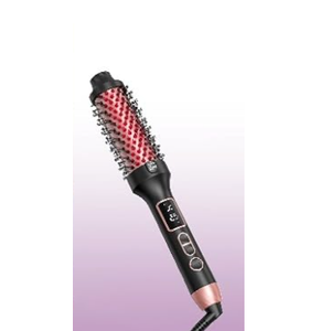 Infrared Thermal Brush for Blowout Look, 1.5 Inch Ionic Thermal Round Brush Makes Hair Smoother Get Natural Curls, Dual Voltage, Easy to Use, Gifts for Women