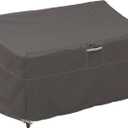 Classic Accessories Ravenna Water-Resistant 58 Inch Patio Sofa/Loveseat Cover,Small-Taupe, Patio Furniture Covers