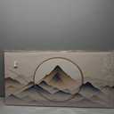 Suconvng Mountain Abstract Wall Art For Bedroom Office Artwork Mountain Forest Landscapes Wall Art Painting Canvas Art Wall Decor Pictures Prints Home Wall Decor 20×40 Inch