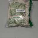 jinchan Ruffled Valance Curtain Linen Floral Kitchen Valance 18 Inch Shabby Chic Small Window Treatment for Living Room Farmhouse Cottagecore Light Filtering Rod Pocket 1 Panel Taupe on Beige